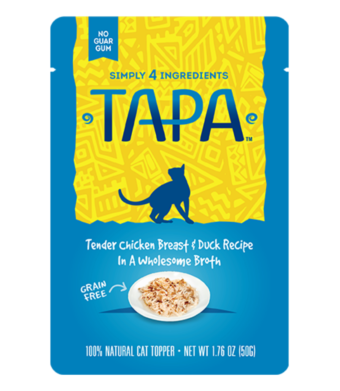 RAWZ TAPA Shreds Chicken & Duck 1.76oz - 8 Pack - Click Image to Close