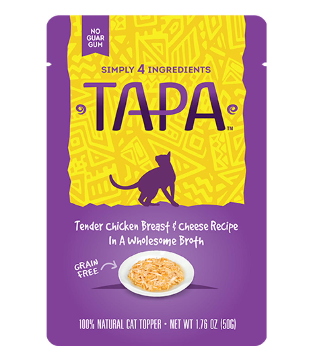 RAWZ TAPA Shreds Tender Chicken and Cheese 1.76oz - 8 Pack
