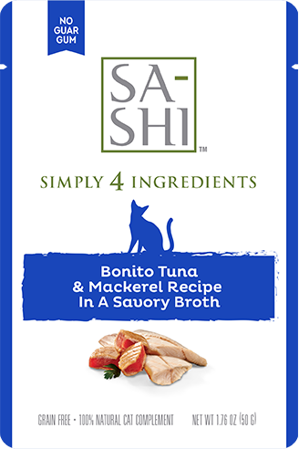 RAWZ SA-SHI Shreds Bonito Tuna & Mackerel 1.76 oz 8-Pack - Click Image to Close