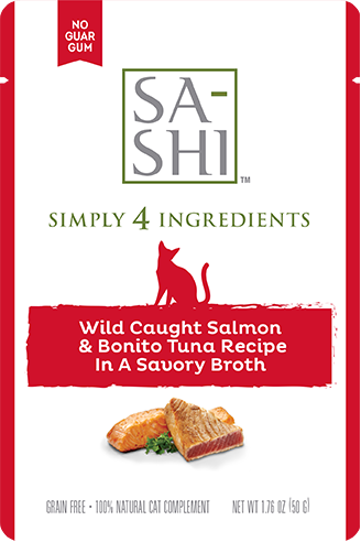 RAWZ SA-SHI Shreds Wild Caught Salmon & Tuna 1.76 oz 8-Pack