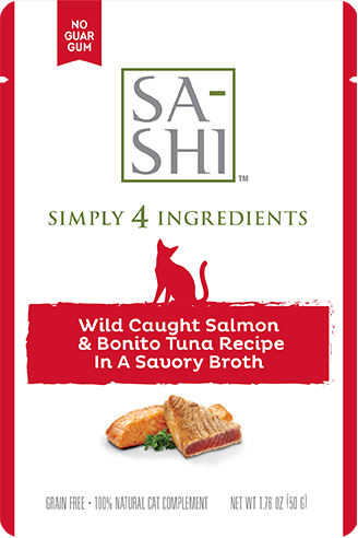 RAWZ SA-SHI Shreds Wild Caught Salmon & Tuna 1.76 oz 8-Pack - Click Image to Close