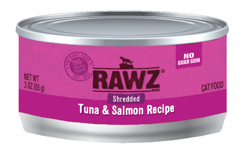 RAWZ Shredded Tuna & Salmon Canned Cat Food