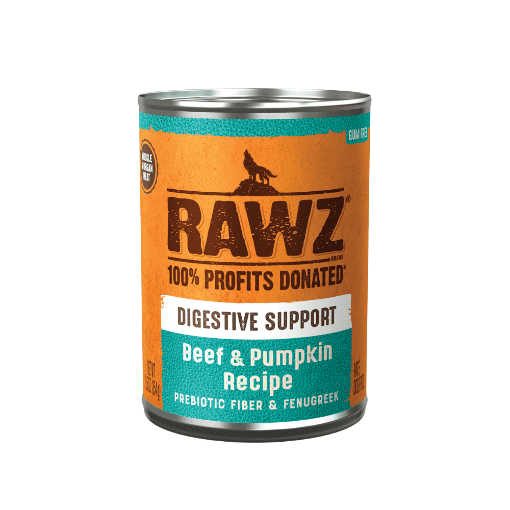 RAWZ Shredded Beef Pumpkin Sweet Potato Goats Milk Dog Can 10 oz